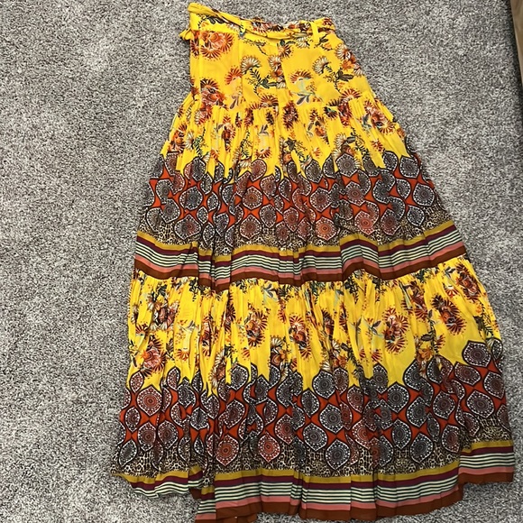 EUC Alexis Erris Maxi Skirt in Amber Bloom M - Picture 7 of 7